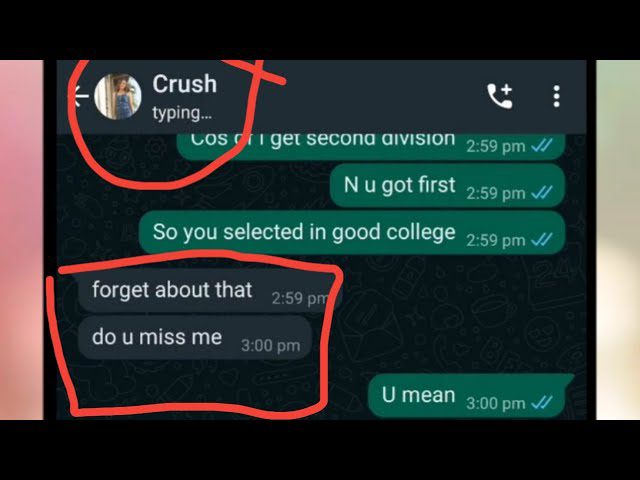 crush whatsapp