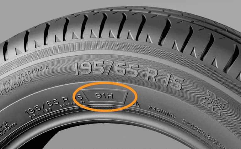 Qué significa 91v y 91H en una llanta 1 1 2