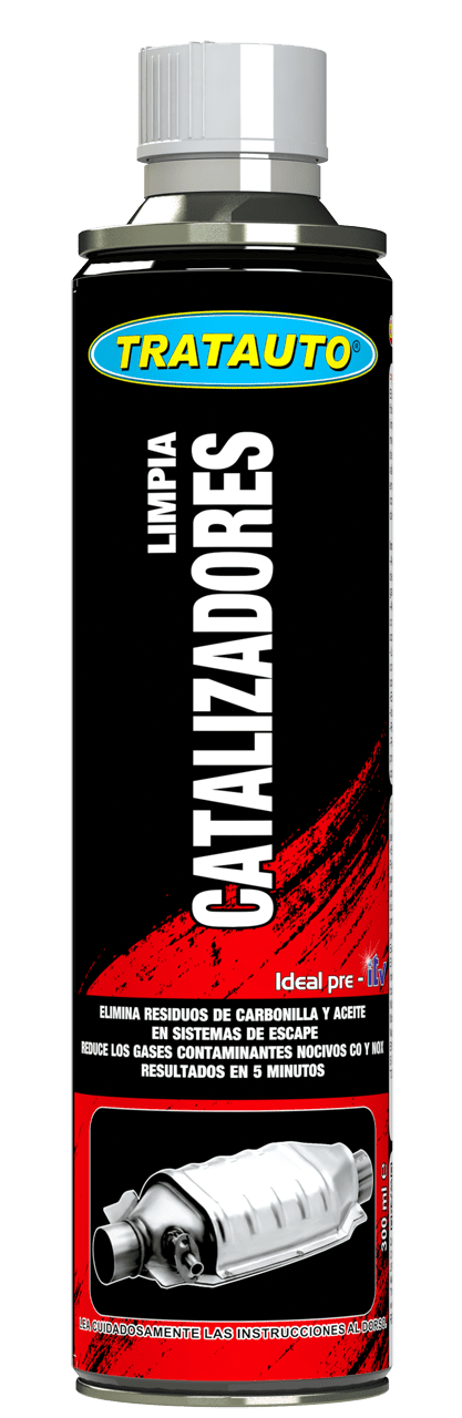 Catalizador de automóvil con residuos de aceite