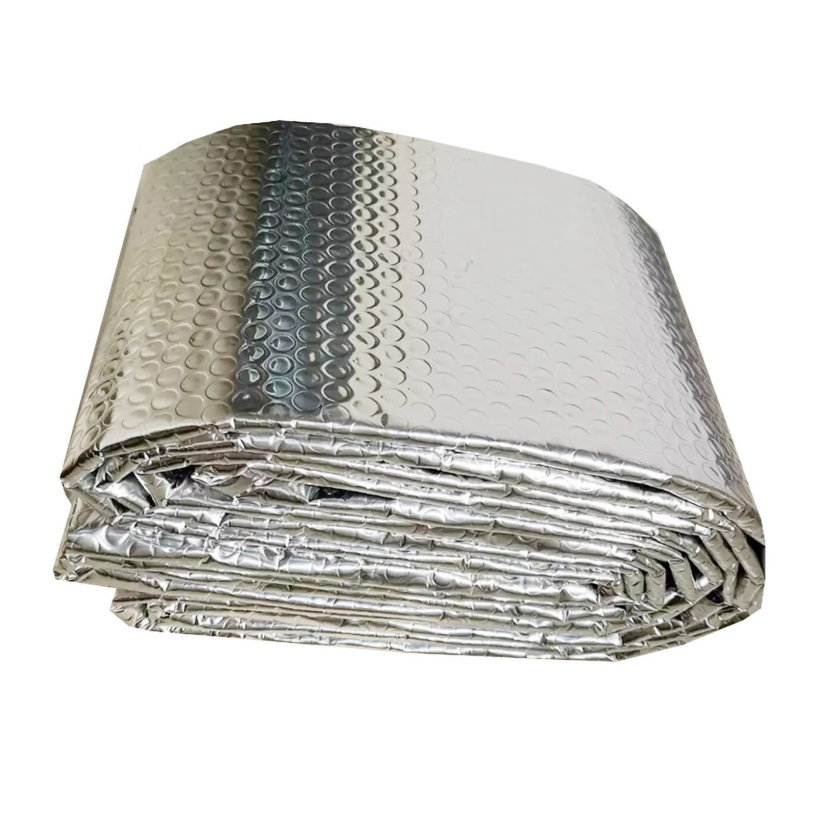 Papel aluminio reflejando el calor eficientemente