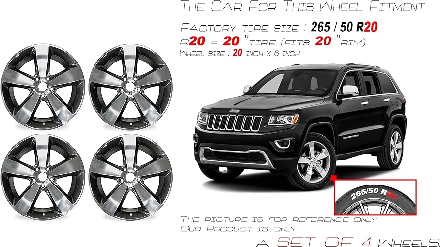 Llantas de diferentes marcas para Jeep Cherokee