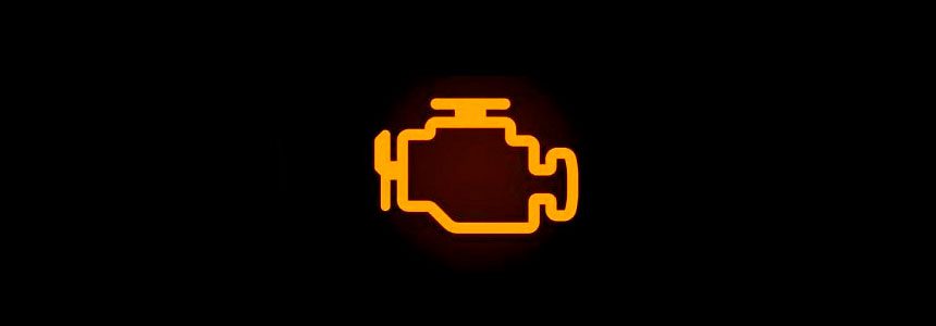 Motor con luz de Check Engine encendida