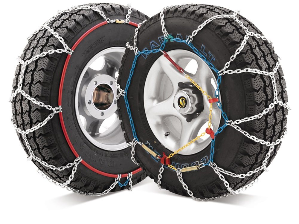 Que se les pone a las llantas para la nieve 3 Cadenas de nieve en diferentes tipos