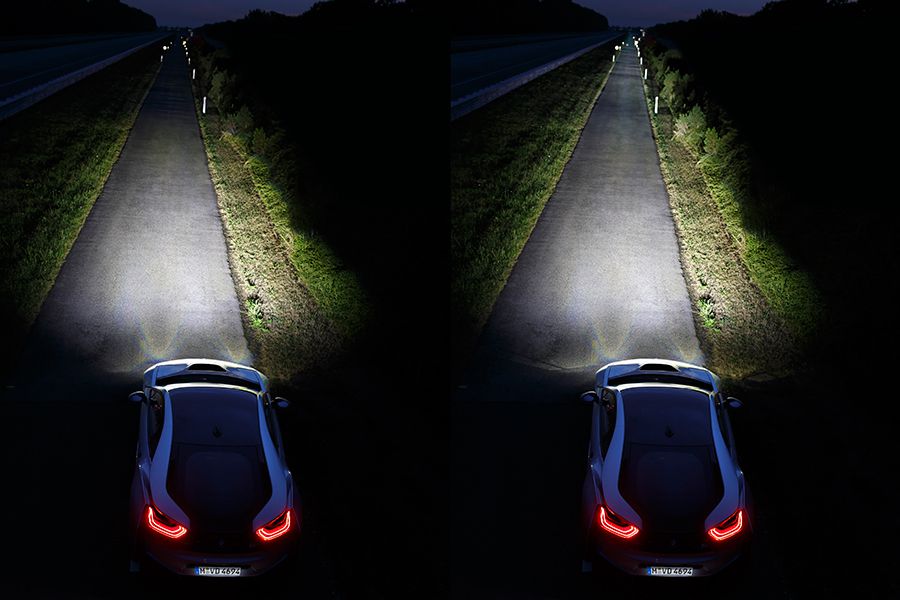 Cómo alinear los faros de una camioneta 4 Faros de camioneta mal alineados en carretera