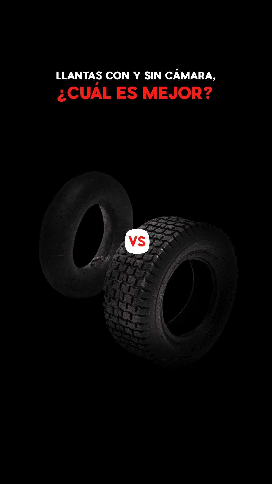 Neumáticos con cámara vs neumáticos sin cámara