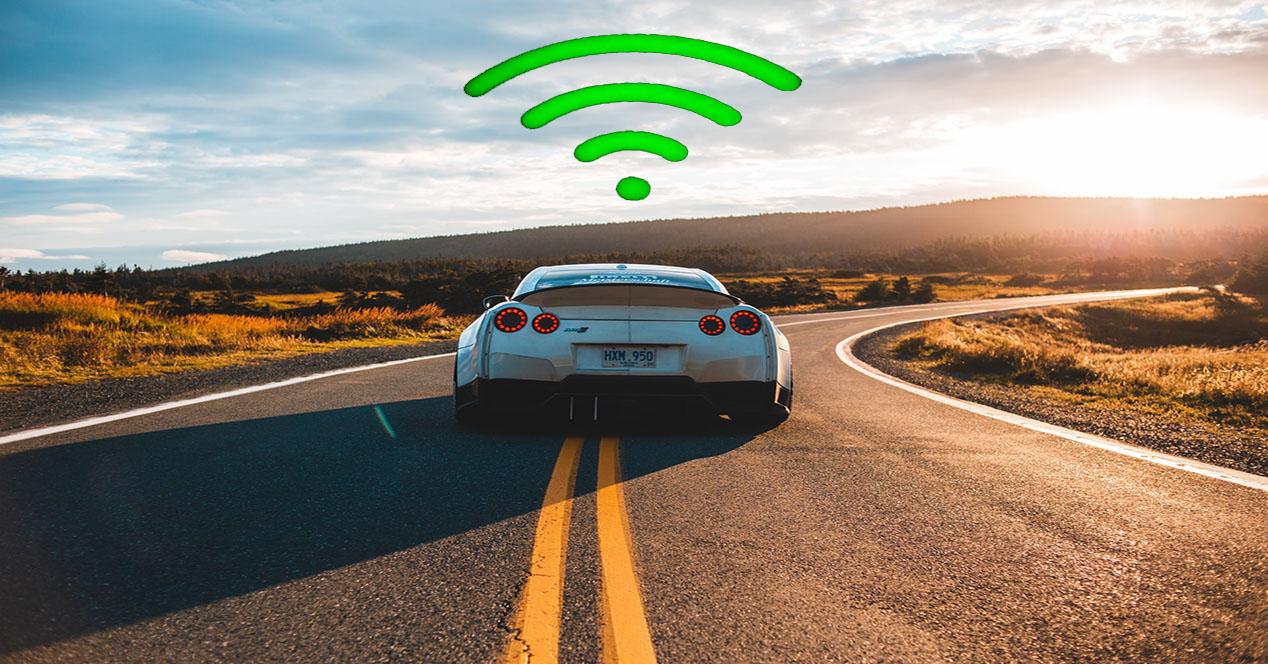 Conexión wifi segura en el automóvil