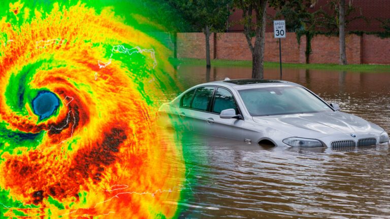 Seguridad al permanecer en el automóvil durante tormentas eléctricas 1 auto