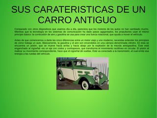 automovil antiguo y moderno 3 320
