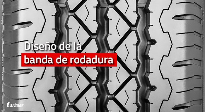 Cómo está compuesta una llanta de carro 4 Patrón de banda de rodadura de llanta