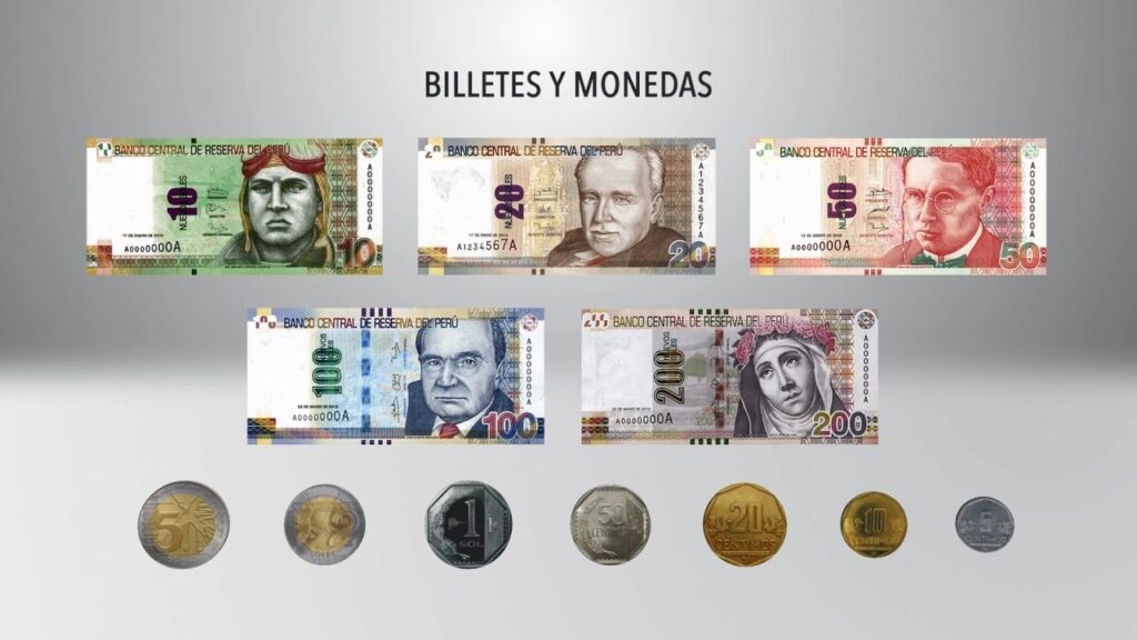 billetes monedas