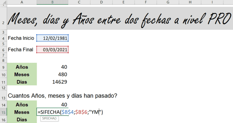 calcular fechas
