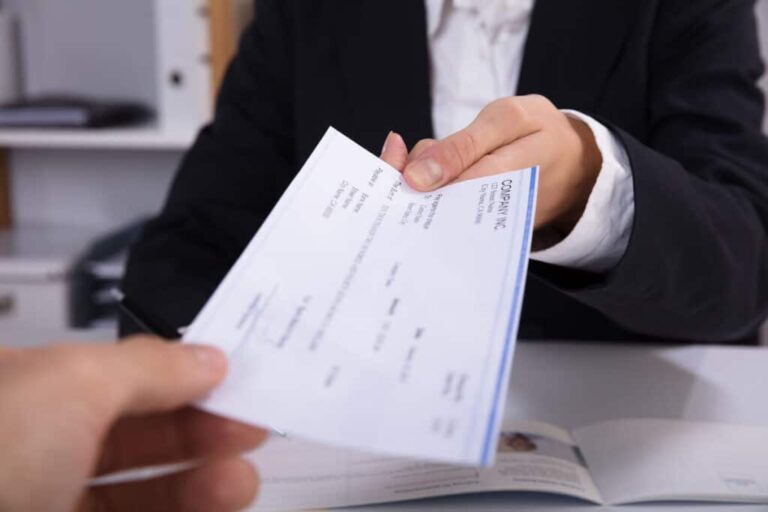 cheque depositado