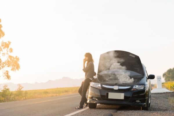 Servicios de asistencia en carretera: Reparación en el lugar de la avería coche averiado en la carretera 273