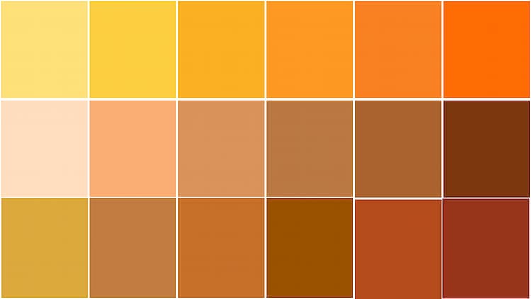 Qué cosas de color naranja puedo colorear: ideas creativas 1 color naranja