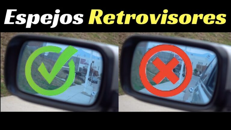 como ajustar correctamente los espejos retrovisores de tu vehiculo