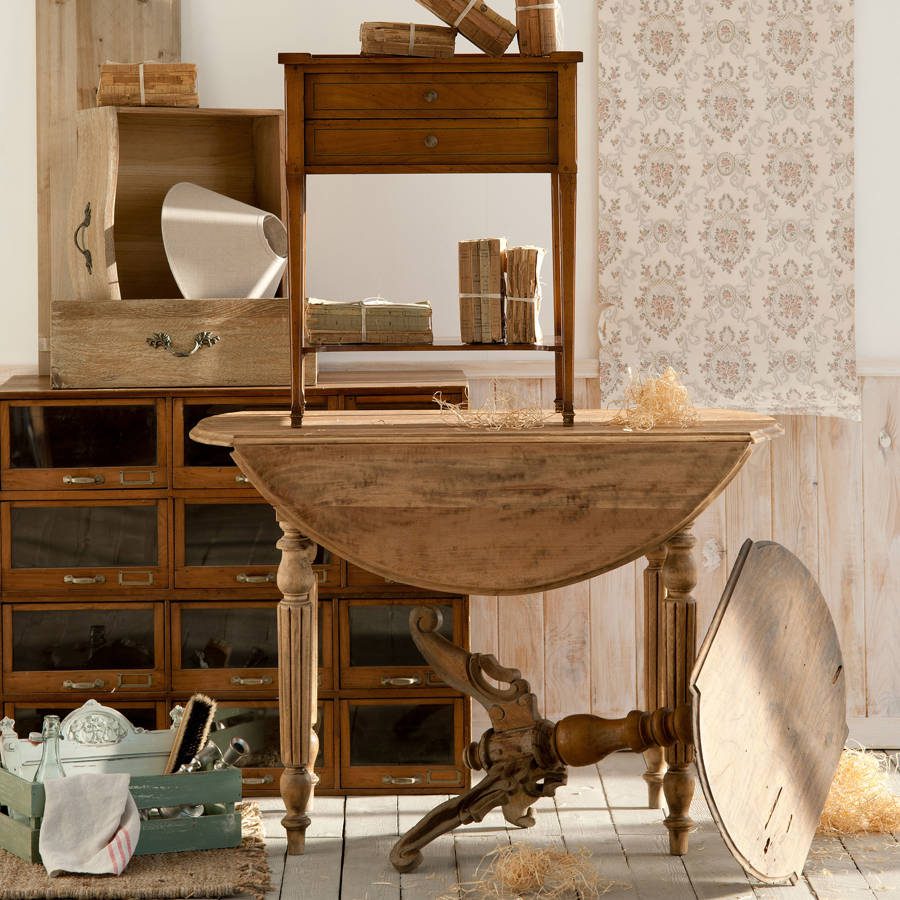 Muebles antiguos restaurados con cera natural