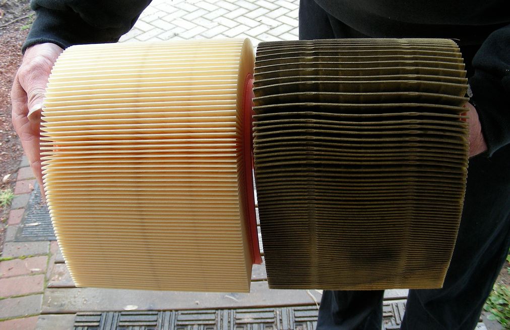 Cuántos filtros hay que cambiar en tu purificador de aire: Lo que necesitas saber 4 Comparación de filtro de aire limpio vs sucio