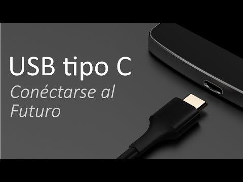 Cargador tipo C conectado a un teléfono