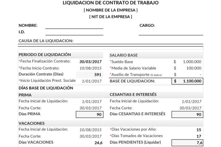 Cómo calcular cuánto te toca de liquidación fácilmente 1 liquidacion laboral