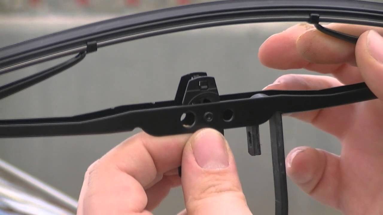 Limpiaparabrisas de un automóvil desmontado