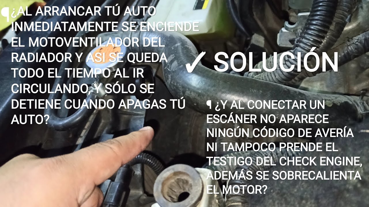 Qué pasa cuando apagó el carro y el ventilador sigue funcionando 3 Ventilador de coche funcionando después de apagar