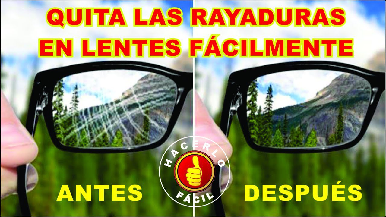 Cómo quitarle los rayones a los lentes de policarbonato 3 Rayones en lentes de policarbonato