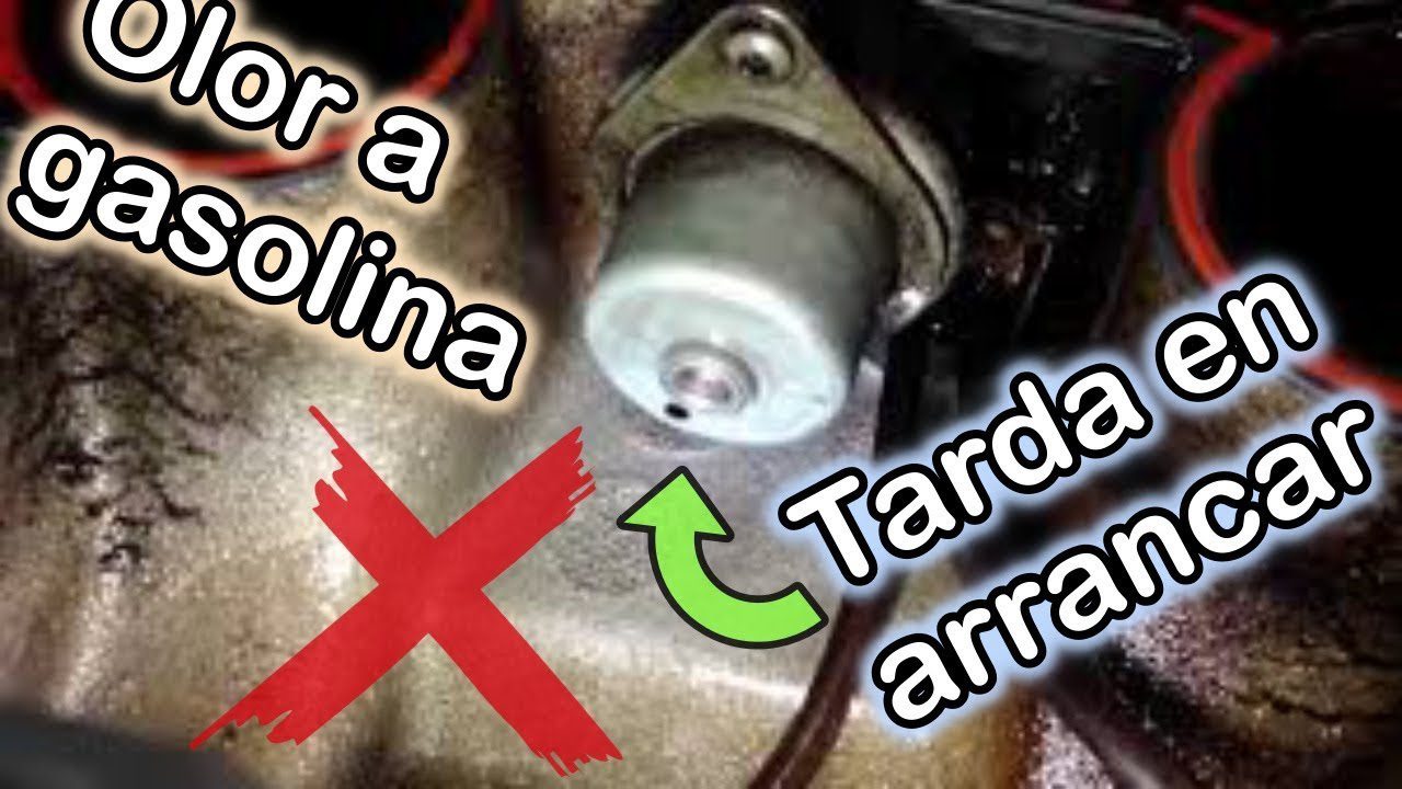 Motor dañado por gasolina cruda