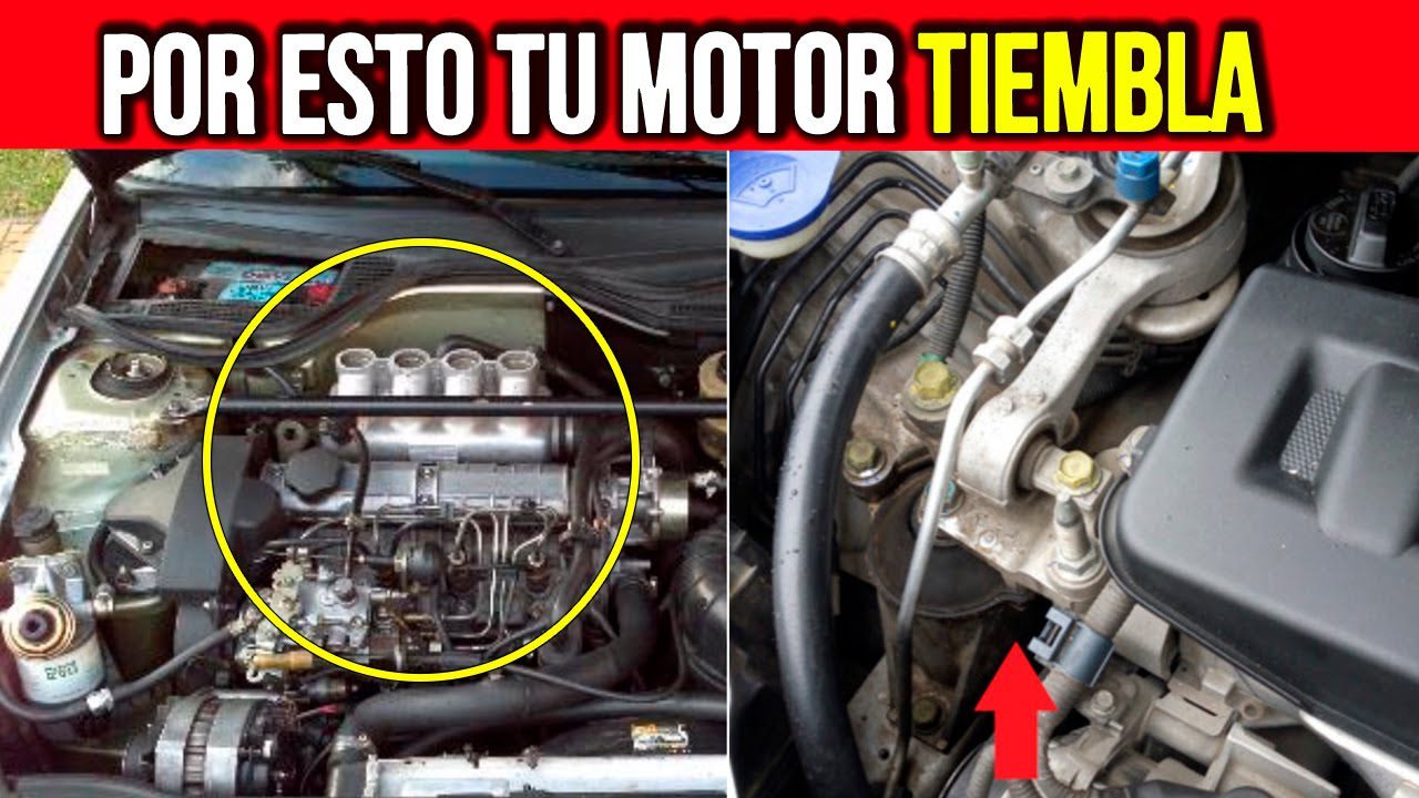 Qué pasa cuando el carro tiembla cuando está parado 3 Motor de un carro con vibración