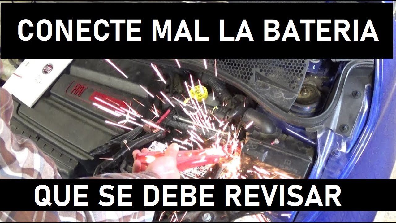 Batería conectada incorrectamente al cargador