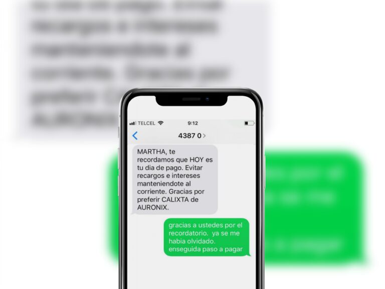mensaje texto