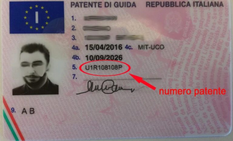 numero patente