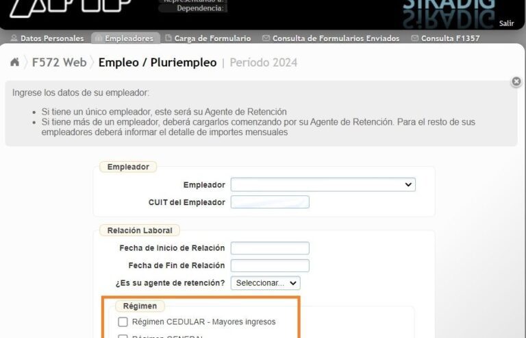 regimen cedular