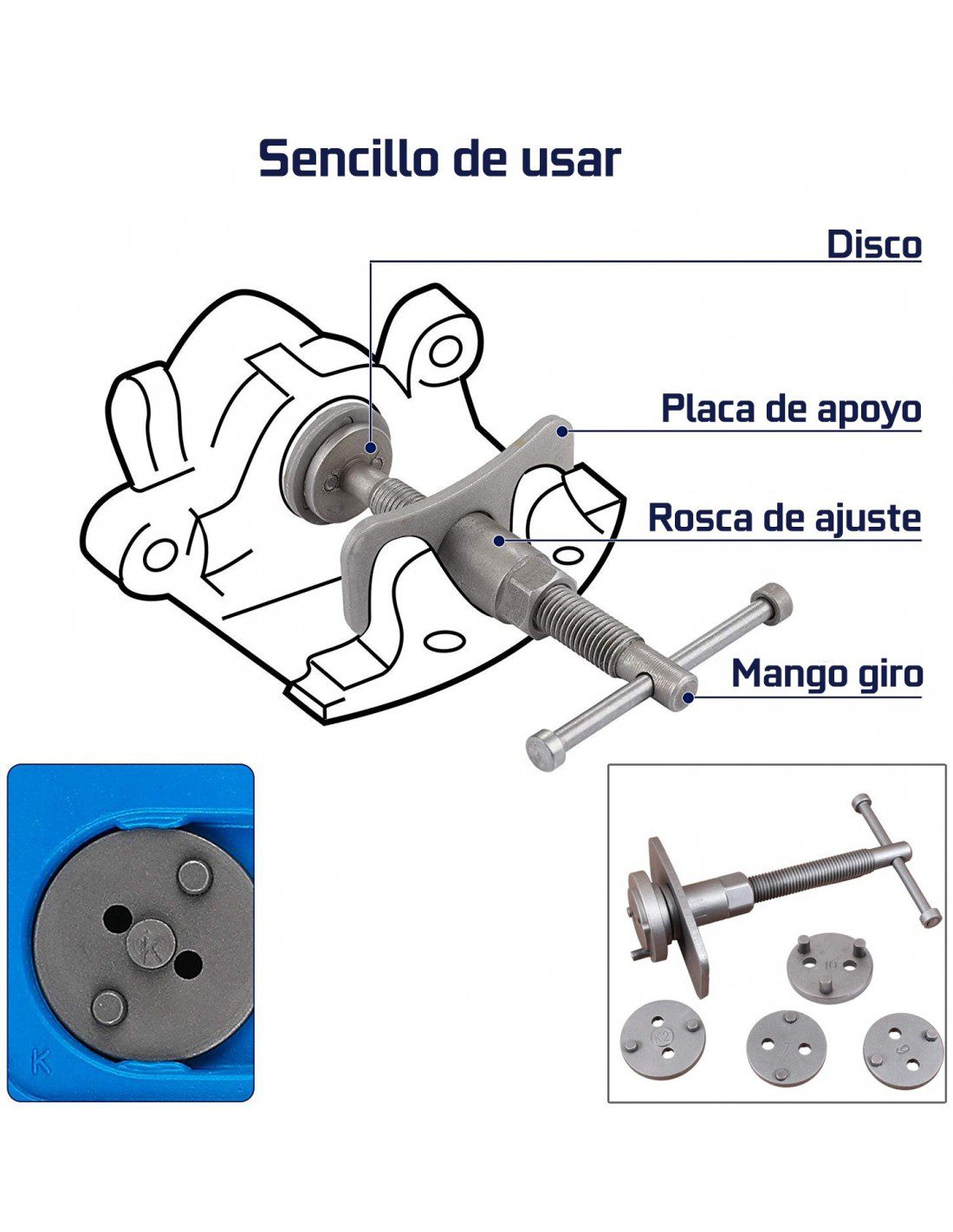Frenos de pistón en funcionamiento detallado
