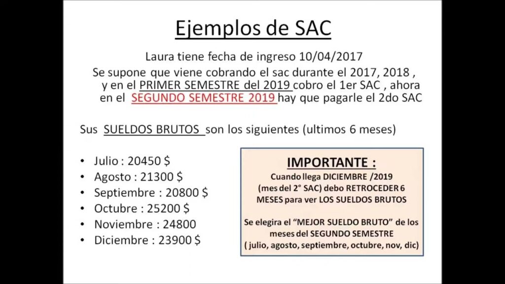 sac semestre