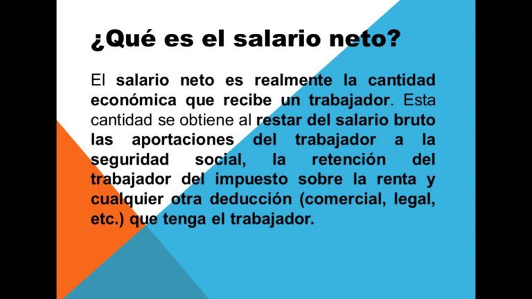 salario neto