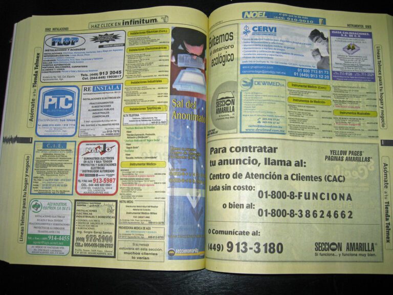 seccion amarilla